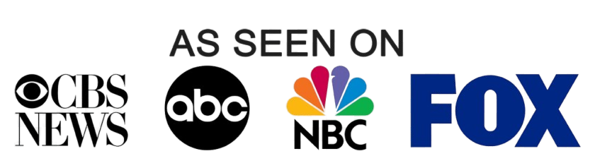 As seen on CBS News, ABC, NBC, and FOX